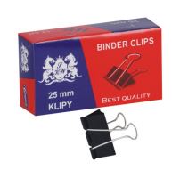 Klipy kovové 25mm - binder