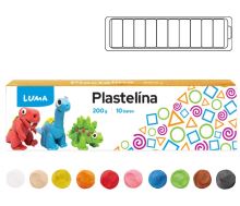 plastelína 200g / 10 barev