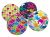lampion koule 25 cm - mix 6