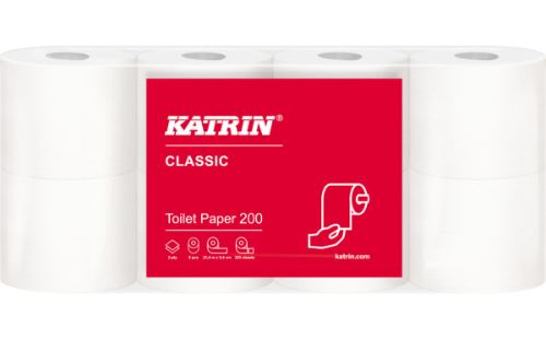 Toaletní papír KATRIN/8ks 2 vrstvý recyklovaný