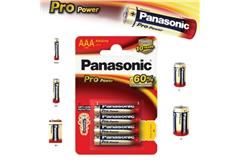 Alkalická baterie AAA Panasonic Pro Power LR03 - 4ks