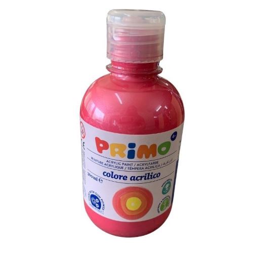 akrylová barva Primo 300ml - metalicky červená