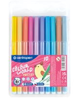 Fixy Centropen 7550/ sada 10 ks - pastelové