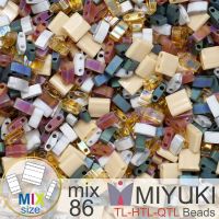 Korálky Miyuki mix tvarů č. 86
