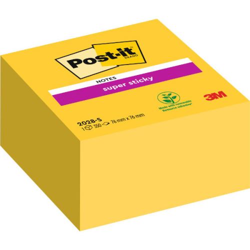 Blok samolepící 76x76 2028S/350 - žlutý