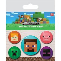 Placka Minecraft - set 5ks