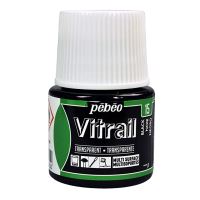 barva Vitrail Pébéo 45ml - 15 černá