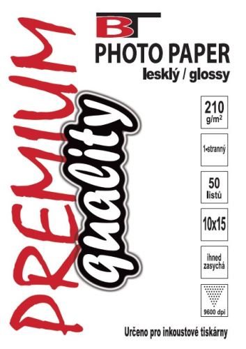 Fotopapír lesklý 10x15cm 210g - 1ks