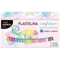 Plastelína, pastelové barvy /24