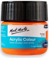 Mont Marte akrylová barva,100ml, oranžová (Orange)