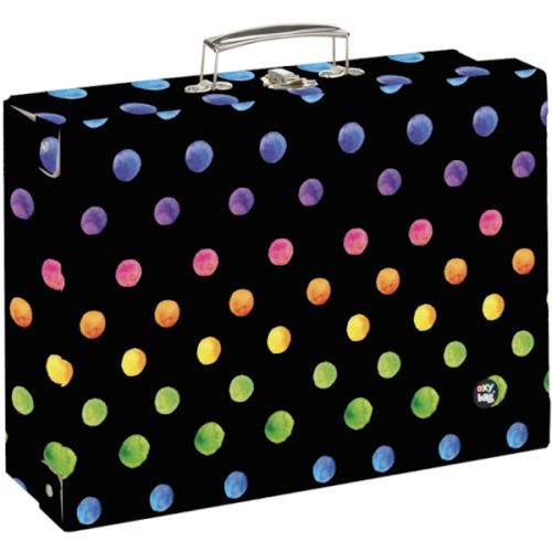 Kufřík dětský hranatý - OXY Go Dots