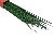 floristický drát 1,8mm 40cm zelený