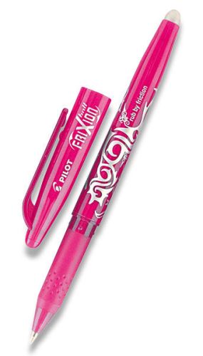 popisovač gumovací roller FRIXION Pilot 0,7 - růžový