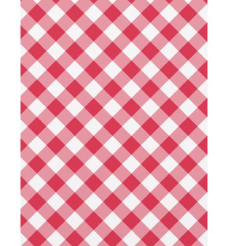 Ubrus na kreslení PVC 65x50 - červené káro