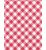 Ubrus na kreslení PVC 65x50 - červené káro
