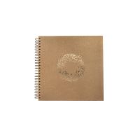 Album kraft kroužkové se zlatým potiskem
